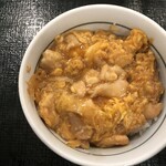 なか卯 - 親子丼ミニ