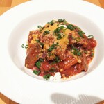 ボーノ - レバーのトマトソース煮  コース料理限定で メニューに無いけど  作ってもらいました