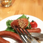 ボーノ - マスタード つけて いただきます