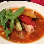 シェ・マリー - 夏野菜ミネストローネ、カレー風味