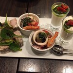 アクアコッタ - 前菜盛り合わせ