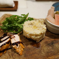 リオ・ブルーイング・コー ビストロアンドガーデン 東京ミッドタウン - 自家製前菜の3種盛り合わせ