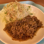 お食事処 さぼてん - カルビ定食