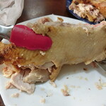 鳥庄 - お腹の皮が美味い