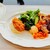 テラスレストラン サントロペ - 料理写真:ポークソテーと蟹クリームコロッケ