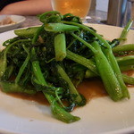 愛群 - 【2012.08.　初訪】　青菜炒め（空芯菜）