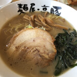 麺屋・高豚 - 厚切りしょうゆとんこつ(並)  680円