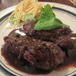 小さな街の食堂 cafe MISTY - メインは、牛ミスジステーキ