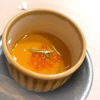 鮨 千陽 - イクラの乗ったミニ茶碗蒸し