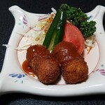 味処 高崎 - カニクリームコロッケ