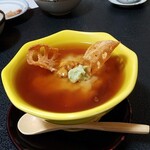 味処 高崎 - レンコン蓮蒸し