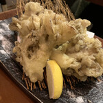 魚平 - 舞茸の天ぷら