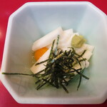 大阪あべの赤のれん - 山芋たんざく 380円