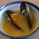 早磯 - イ貝の味噌汁