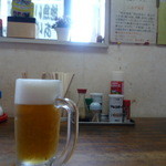 しみず食堂 - 生中