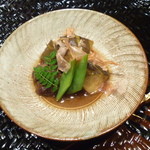 美山荘 - 茄子の炊き合わせ