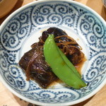 美山荘 - 茄子の甘辛く炊いたん