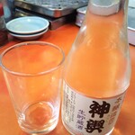 丸吉飯店 - 日本酒冷酒 800円(税込)(2020年12月22日撮影)