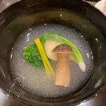 あま木 - 鮑と蕪のすり流し