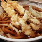 すぎのや本陣 - 天ぷらうどんアップ