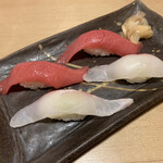 寿司居酒屋 や台ずし - 本鮪、真鯛