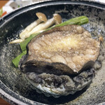 気仙沼プラザホテル - 焼物「鮑の陶板焼き」