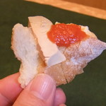 ラ･メール - 特注のパンに、トマトソースをのせ、フォアグラものせパクリ　キャー幸せ＾＾