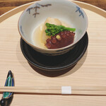 温石 - 最初の一皿は温かい逸品。冷えてきましたので、胃は喜びますね