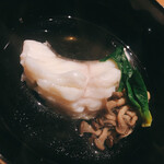 温石 - ホウボウの身はムッチリ。鰹の一番出汁になじみます