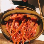 温石 - 駿河湾の手長海老。活きています