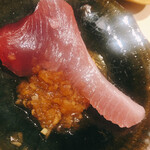 温石 - メジマグロのお腹。美味いモン、食ってんだろうなぁ！