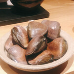 温石 - 駿河湾の蛤が出て参りました