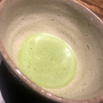 温石 - 懐石なので最後は抹茶を立てていただきます