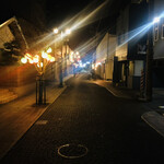 温石 - この夜道を駅まで歩きます