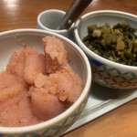 博多もつ鍋 やまや - 明太子と高菜漬け