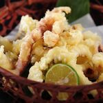 Niigata specialty Surumei squid tempura