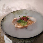 ロゼット - 香箱蟹と雲丹と海水ジュレ