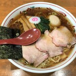 とら食堂 - 醤油 ワンタン麵 味玉入り