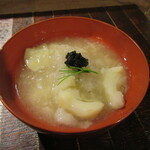 山介 - 「雲丹入り蓮根饅頭 百合根あん」