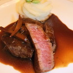 ラ･メール - フィレ肉のステーキ　柔らかいし松茸の香りが来るよ～～～＾＾