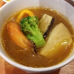 麺屋 六感堂 - 蝦夷鹿のスープカリーヌードル