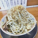 麺屋十郎兵衛 - 煮干十郎（汁なし・全部増し・上から）