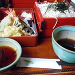手打そば 甚作 - 天ざる蕎麦