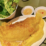 サイゴンレストラン - 海鮮パリパリお好み焼き(税別1480円)