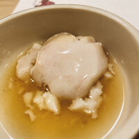 うを徳 - 天然虎河豚　白子の酒蒸し