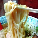 さんくるげ - 自家製麺の平打ちストレート麺‼️
