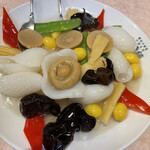 景徳鎮 - 豆イカと季節野菜炒め