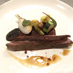 ブラッスリー リーヌ - 鴨！美味しいなぁ…友人のラムも美味しかった