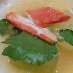 沼津魚がし鮨 - 冬瓜蟹あん掛け