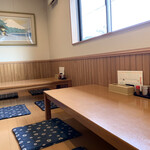 更科 - ウイルスのせいで、小上がりの配置も変わっていました…